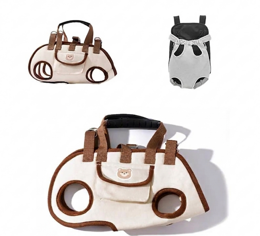 Two types of pet leashes