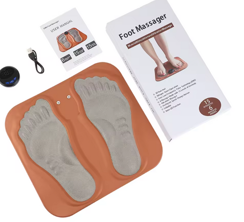 3D Smart Foot Massage Pad RF Remote Feet Massager 8 Modes 29 LevelsImprove Blood Circulation Relax Muscles Slim Legs Foot Pad