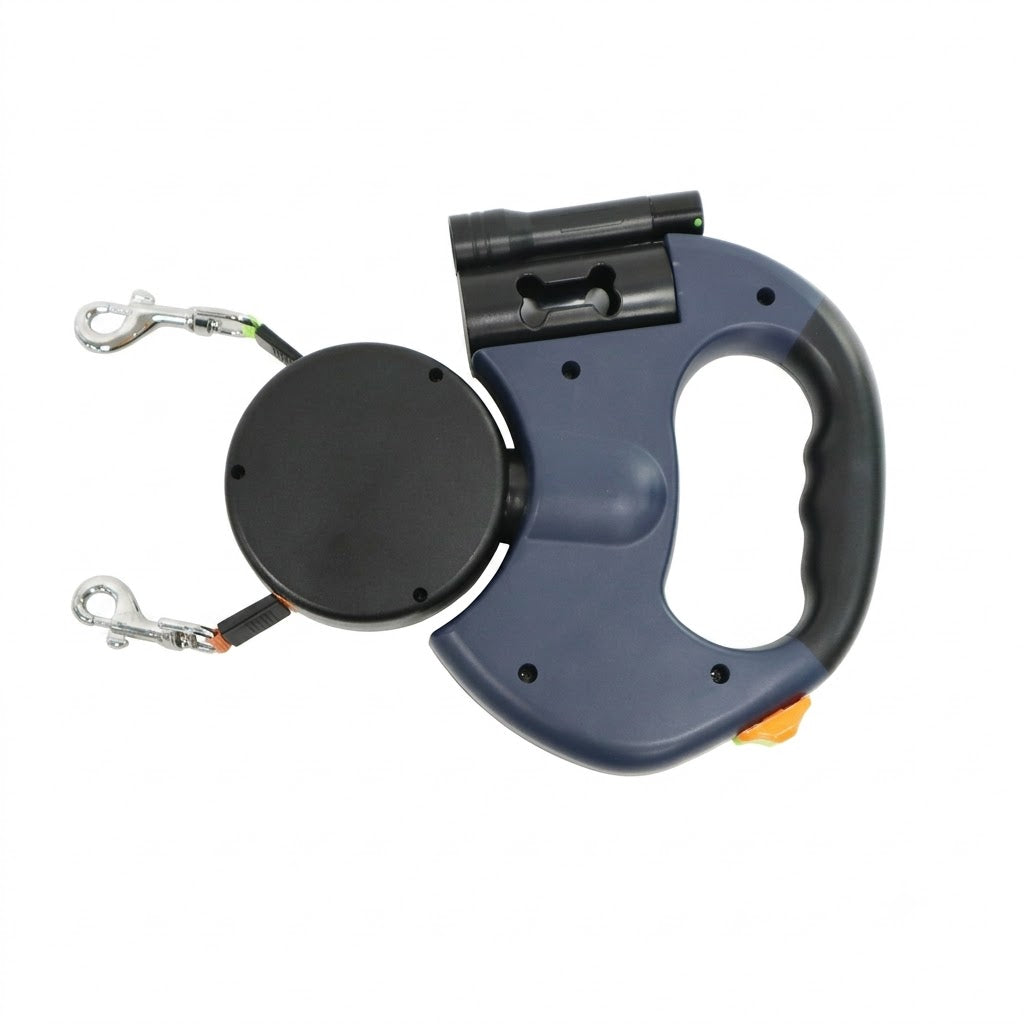 Double-ended tether (with flashlight)